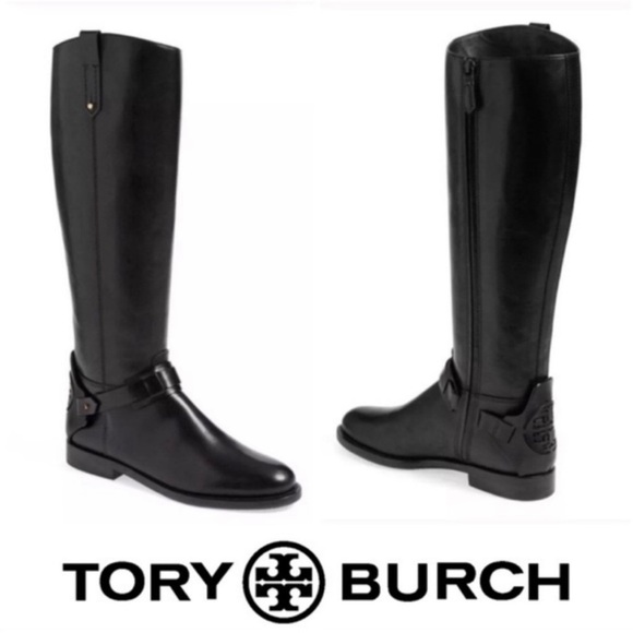 Tory Burch Shoes - Tory Burch black derby riding boots (7.5)